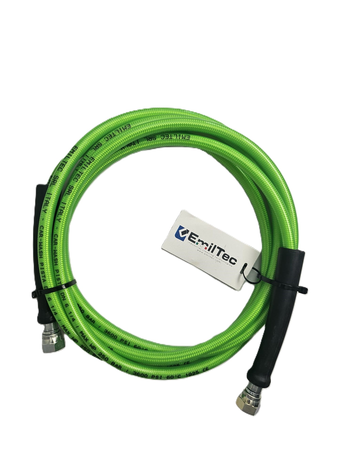 Furtun presiune DN6 X 4,5m G 3/8" FF VERDE - MANSON NEGRU